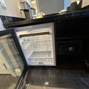 The Equestrian Hotel - Mini fridge with 2 bottled waters :) - Hotels Near Me - Ocala, Florida