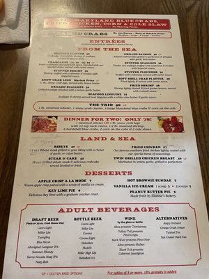 Menu photo 7 Assateague Crab House Berlin, MD
