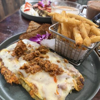 Garden Cafe & Bistro - Spicy Omelet - Bakeries Near Me - Union City, New Jersey Garden Cafe & Bistro - Spicy Omelet - Bakeries Near Me - Union City, New Jersey