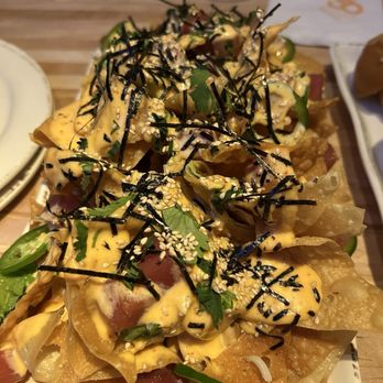 90 NINETY - Poke nachos fantastic - New American Near Me - Las Vegas, Nevada