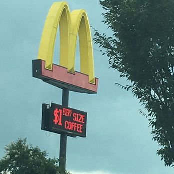 McDonald's - a mcdonald's drive thru sign - Fast Food Near Me - Prattville, Alabama