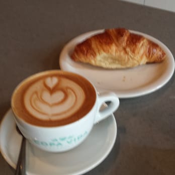 Copa Vida - Mocha ($5.00) & butter croissant ($3.00) - New American Near Me - Pasadena, California Copa Vida - Mocha ($5.00) & butter croissant ($3.00) - New American Near Me - Pasadena, California