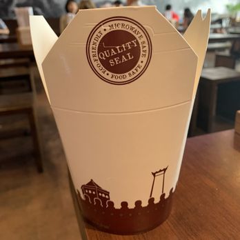 Capital Noodle Bar - Never seen a To Go container like this but I dig it! - Chinese Near Me - Irvine, California