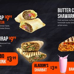 Aladdin's Grill - All Shawarma Wraps!
