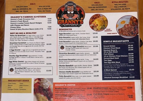 Menu photo 3 Granny's Kitchen Stillwater, OK