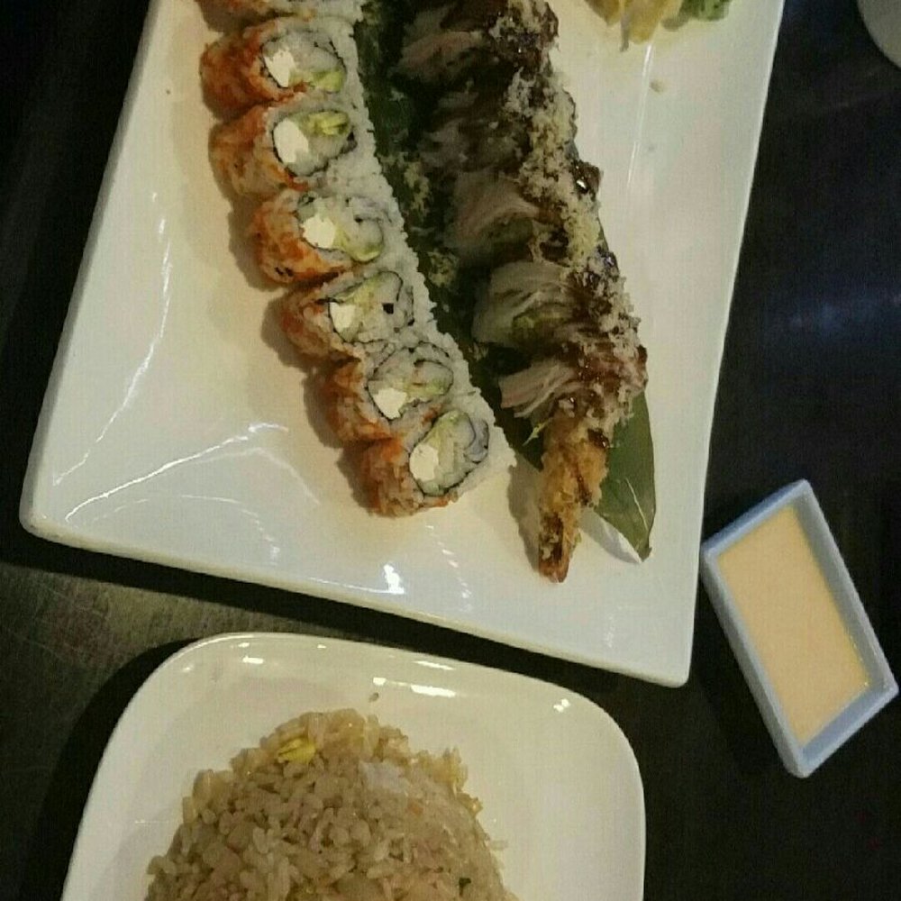 Fuji Asian Bistro - If you don't think this looks delicious something is wrong with you. Super California roll , Angel roll and fried rice. - Asian Fusion Near Me - Richlands, North Carolina Fuji Asian Bistro - If you don't think this looks delicious something is wrong with you. Super California roll , Angel roll and fried rice. - Asian Fusion Near Me - Richlands, North Carolina