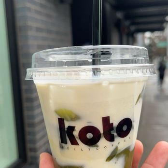 Koto Jelly Coffee - Matcha jelly with milk - Coffee & Tea Near Me - Seattle, Washington Koto Jelly Coffee - Matcha jelly with milk - Coffee & Tea Near Me - Seattle, Washington