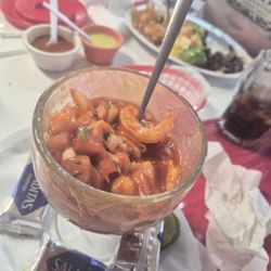 Shrimp cocktail was fresh and completely full of shrimp!