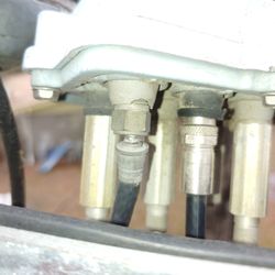 Netwiring Services - Damaged coax connection.