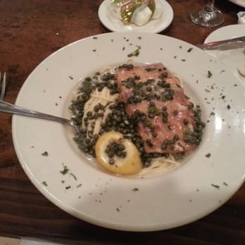 Luigi's Italian Cafe - Salmon piccata! Incredible! - Italian Near Me - Mount Pleasant, Texas