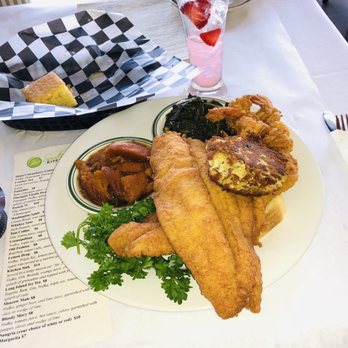 Southern Kitchen - Ocean to Table...2 Catfish, Crab cake, and Jumbo Shrimp. - Southern Near Me - Richmond, Virginia Southern Kitchen - Ocean to Table...2 Catfish, Crab cake, and Jumbo Shrimp. - Southern Near Me - Richmond, Virginia
