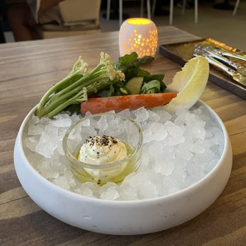Be.Steak.A - Complimentary Vegetable Plate - Bars Near Me - Campbell, California Be.Steak.A - Complimentary Vegetable Plate - Bars Near Me - Campbell, California