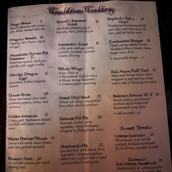 Wizards & Wands - menu - Beer Bar Near Me - San Francisco, California