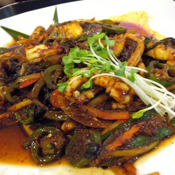 Crystal Spa - Sauteed Spicy Squid - Day Spas Near Me - Los Angeles, California Crystal Spa - Sauteed Spicy Squid - Day Spas Near Me - Los Angeles, California