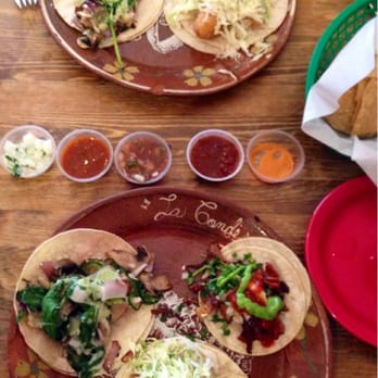 La Santisima - The three tacos we had for lunch. Wish we had time to try everything! - Mexican Near Me - Phoenix, Arizona La Santisima - The three tacos we had for lunch. Wish we had time to try everything! - Mexican Near Me - Phoenix, Arizona