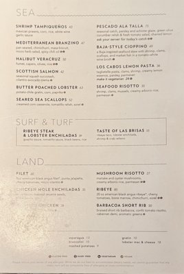 Menu photo 1 Las Brisas Laguna Beach, CA
