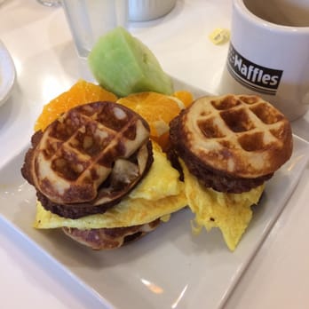 Chicago Waffles - Waffle Egg Sandwich 1 of 2. - Breakfast & Brunch Near Me - Chicago, Illinois