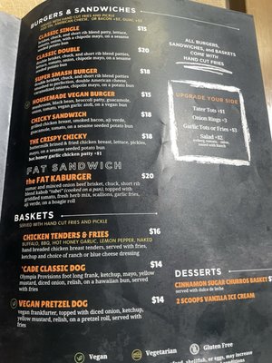 Menu photo 5 Barcade Los Angeles, CA