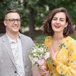 Marriage Officiant Gail Olberg - Wedding at Capital Square Park, Richmond, VA