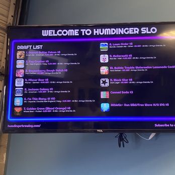 Humdinger Brewing - Breweries Near Me - San Luis Obispo, California