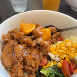 Vb1. Orange Vegan Chicken Bowls Vb1. Orange Vegan Chicken Bowls