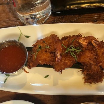 Finney's Crafthouse - Orange - Coconut Shrimp (after a few eaten!) - New American Near Me - Orange, California