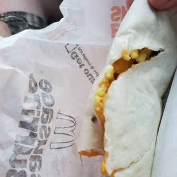 McDonald's - DBurritos falling apart burnt to a crisp sausage McMuffin drink with no straw - Fast Food Near Me - Ypsilanti, Michigan