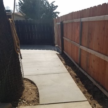 Peredo Custom Landscaping - add new cement for carport and replace partial fenceing. - Landscaping Near Me Peredo Custom Landscaping - add new cement for carport and replace partial fenceing. - Landscaping Near Me