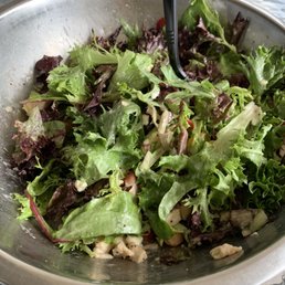 Design your own salad - 5 toppings and dressing mixed in Design your own salad - 5 toppings and dressing mixed in