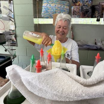 Lorraine Shave Ice - The amazing Miss Lorraine (she's like the cool Auntie you've always wanted) - Desserts Near Me - Wailuku, Hawaii Lorraine Shave Ice - The amazing Miss Lorraine (she's like the cool Auntie you've always wanted) - Desserts Near Me - Wailuku, Hawaii