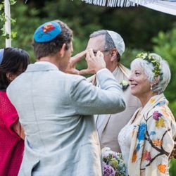 Rabbi Kenneth Hahn - Offering a blessing for the wedding couple