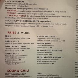 Menu Menu