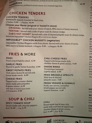 Menu photo 4 Gott's Roadside San Francisco, CA Menu photo 4 Gott's Roadside San Francisco, CA