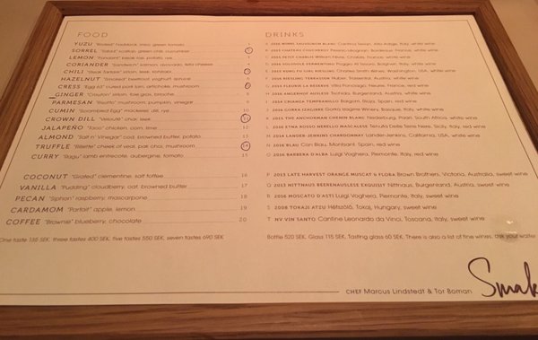 Menu photo 2 Smak Stockholm, AB Menu photo 2 Smak Stockholm, AB