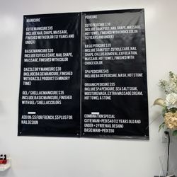 Balance Nails - Prices as of September 2022 (tips are cash only)