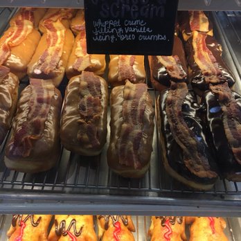 Zombee Donuts - Bacon Maple Bar and Chocolate bars - Donuts Near Me - Fullerton, California