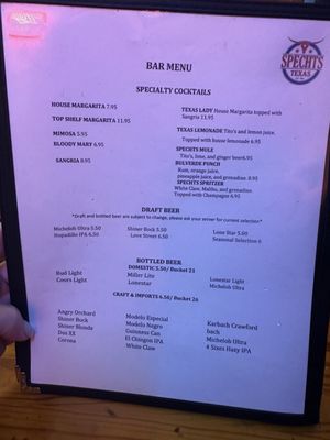 Menu photo 8 Spechts Texas San Antonio, TX Menu photo 8 Spechts Texas San Antonio, TX