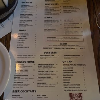 Harwood Arms - Menu - Fish & Chips Near Me - Dallas, Texas Harwood Arms - Menu - Fish & Chips Near Me - Dallas, Texas