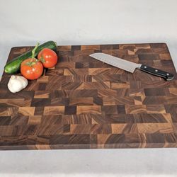 Hardenbrook Hardwoods - Black walnut end grain butcher block