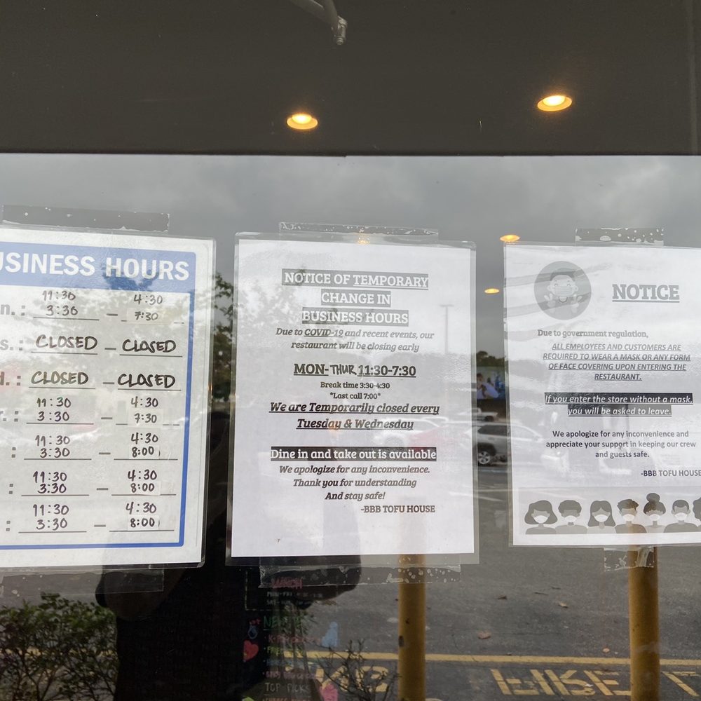 BBB Tofu House - Current hours - Korean Near Me - Orlando, Florida