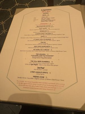 Menu photo 8 Legasea Bar & Grill New York, NY