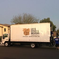 Less Stress Moving - Their moving truck!