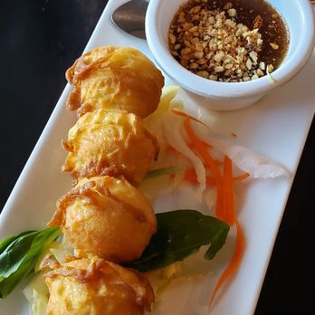 Moo Dang - FREE fried fishball when you check in on yelp. DELICIOUS! AND CRUNCHY ON THE OUTSIDE AND SOFT IN THE INSIDE. - Thai Near Me - Reno, Nevada Moo Dang - FREE fried fishball when you check in on yelp. DELICIOUS! AND CRUNCHY ON THE OUTSIDE AND SOFT IN THE INSIDE. - Thai Near Me - Reno, Nevada