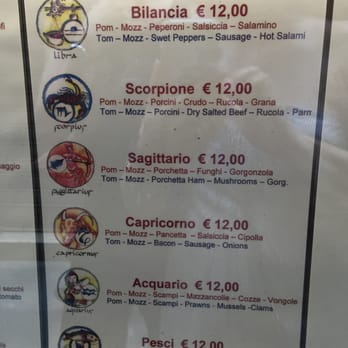 Da Mamo - Zodiac Pizza Menu Part 2 - Italian Near Me - Venezia, VE Da Mamo - Zodiac Pizza Menu Part 2 - Italian Near Me - Venezia, VE