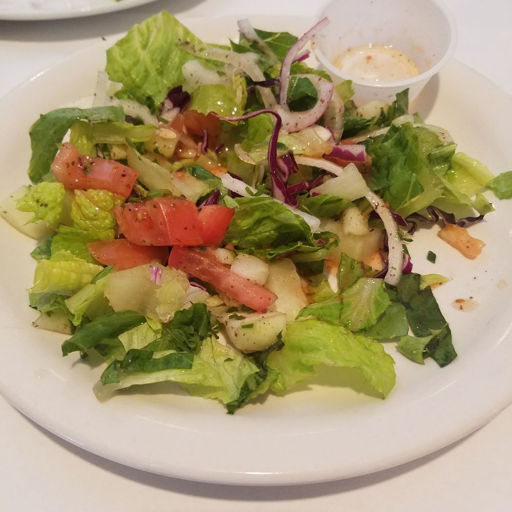 Cleopatra - Salad came with dish, nice homemade dressing - Mediterranean Near Me - Harvey, Louisiana Cleopatra - Salad came with dish, nice homemade dressing - Mediterranean Near Me - Harvey, Louisiana