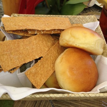 House Without A Key - Lavosh and rolls w/ butter - Seafood Near Me - Honolulu, Hawaii