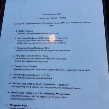 Royal Thai Bistro - Menu. - Thai Near Me - Tacoma, Washington