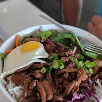 Pho Please - Bun Thit Nuong w/ an egg - Vietnamese Near Me - Austin, Texas Pho Please - Bun Thit Nuong w/ an egg - Vietnamese Near Me - Austin, Texas