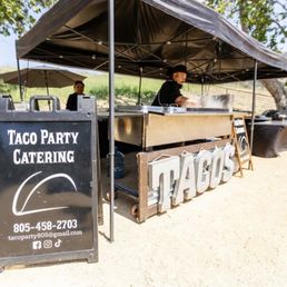 Taco Patty Catering Set up