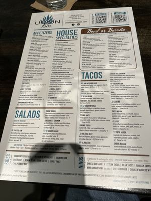Menu photo 7 Union Taco - Chesapeake Chesapeake, VA
